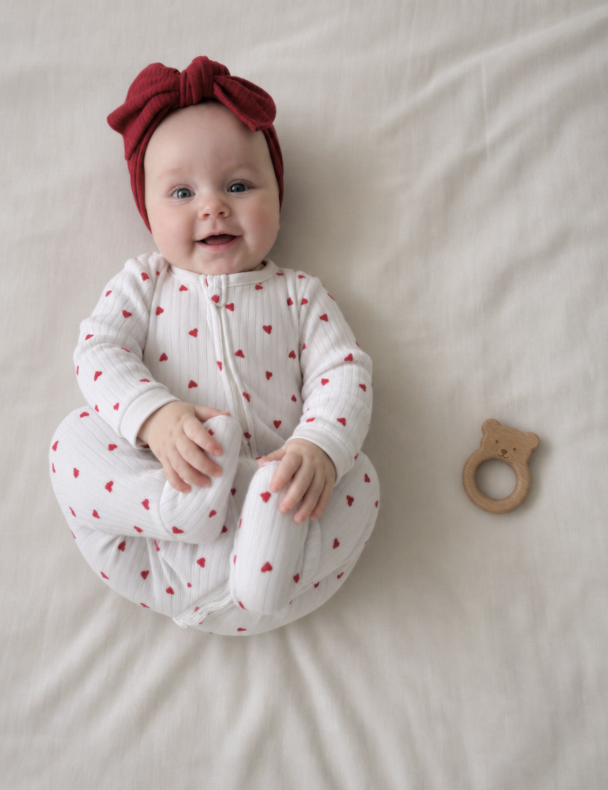 Velvet Heart Romper