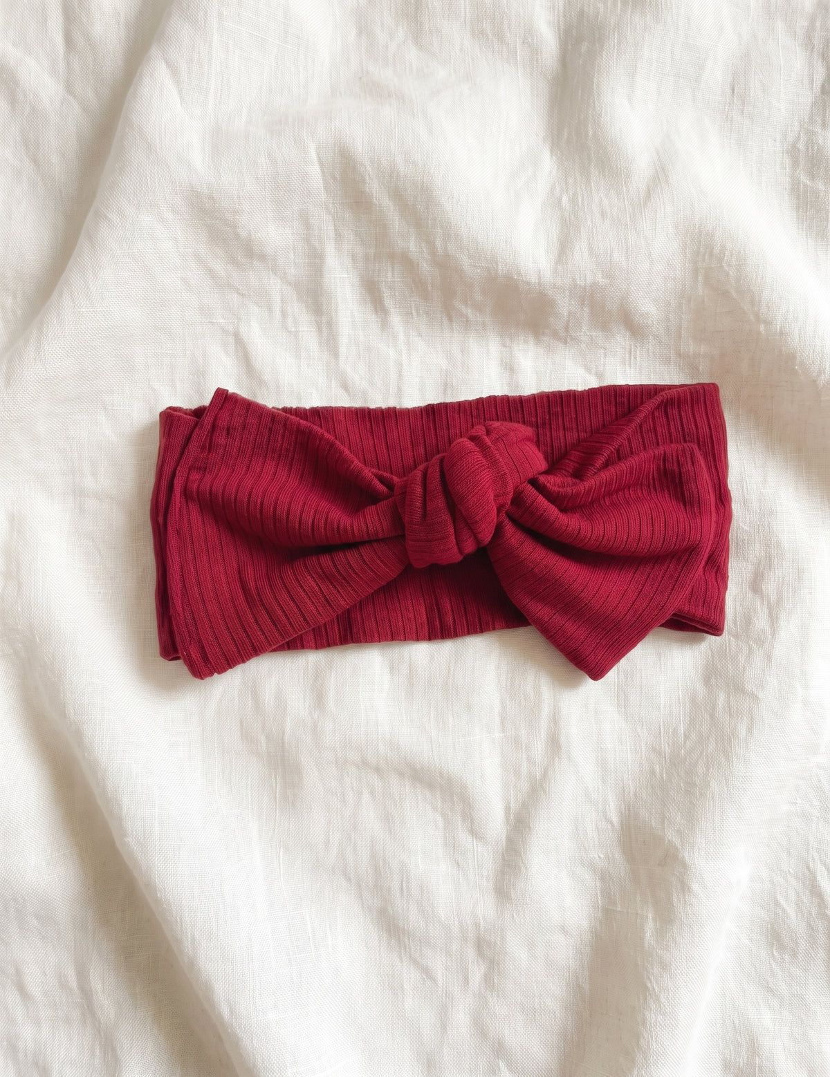 The Ruby Rib Bow, worn, GLYN & CO.