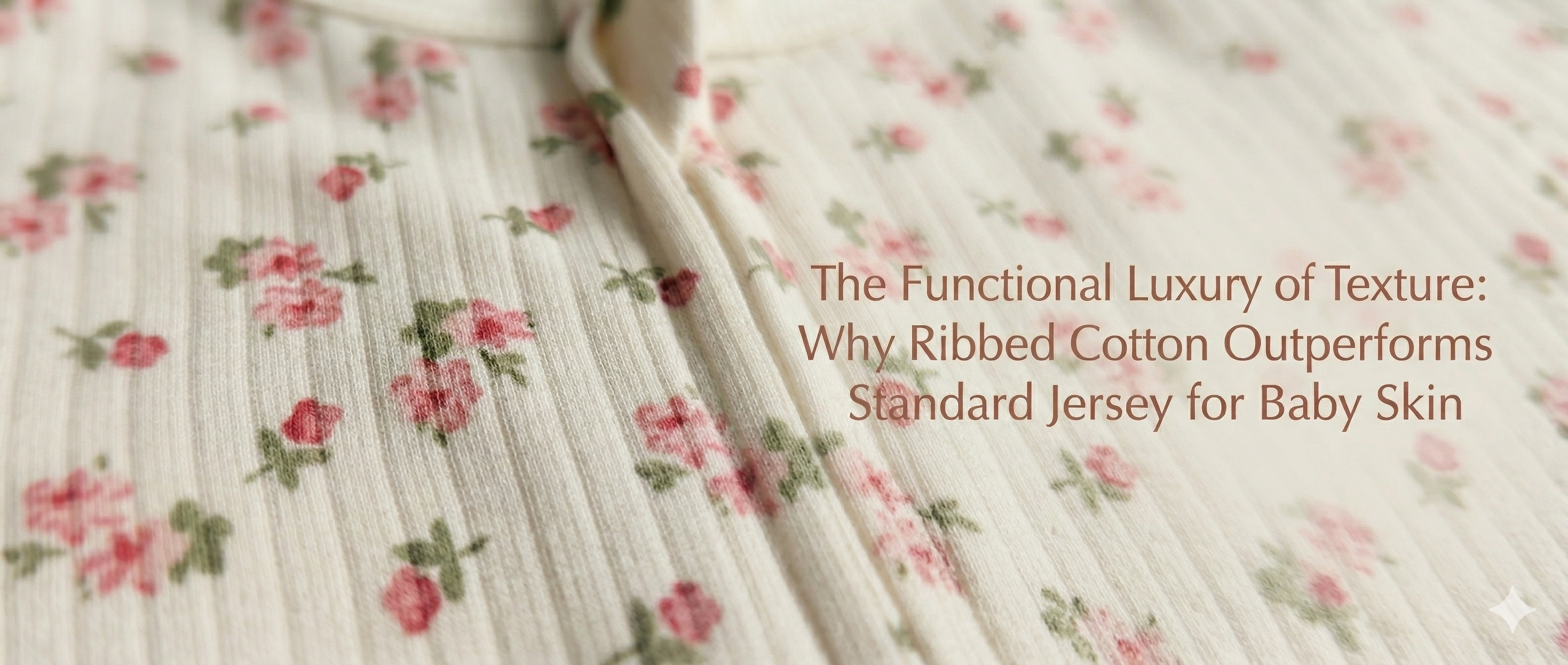 The Functional Luxury of Texture: Why Ribbed Cotton Outperforms Standard Jersey for baby Skin