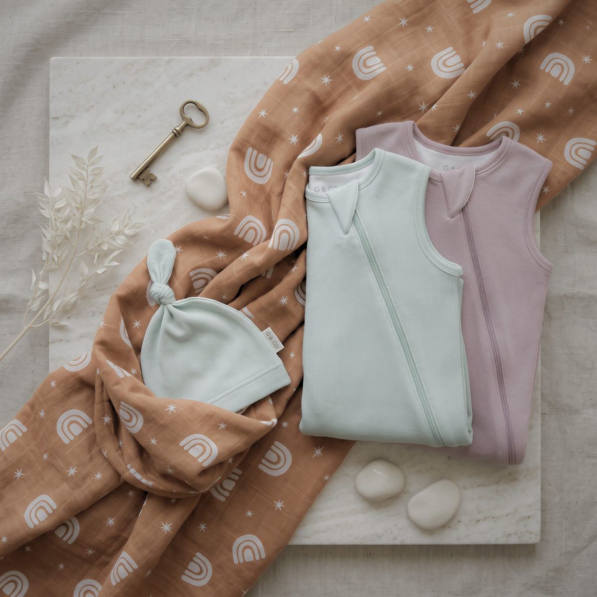 GLYN & CO. Swaddles and Sleep Sacks collection