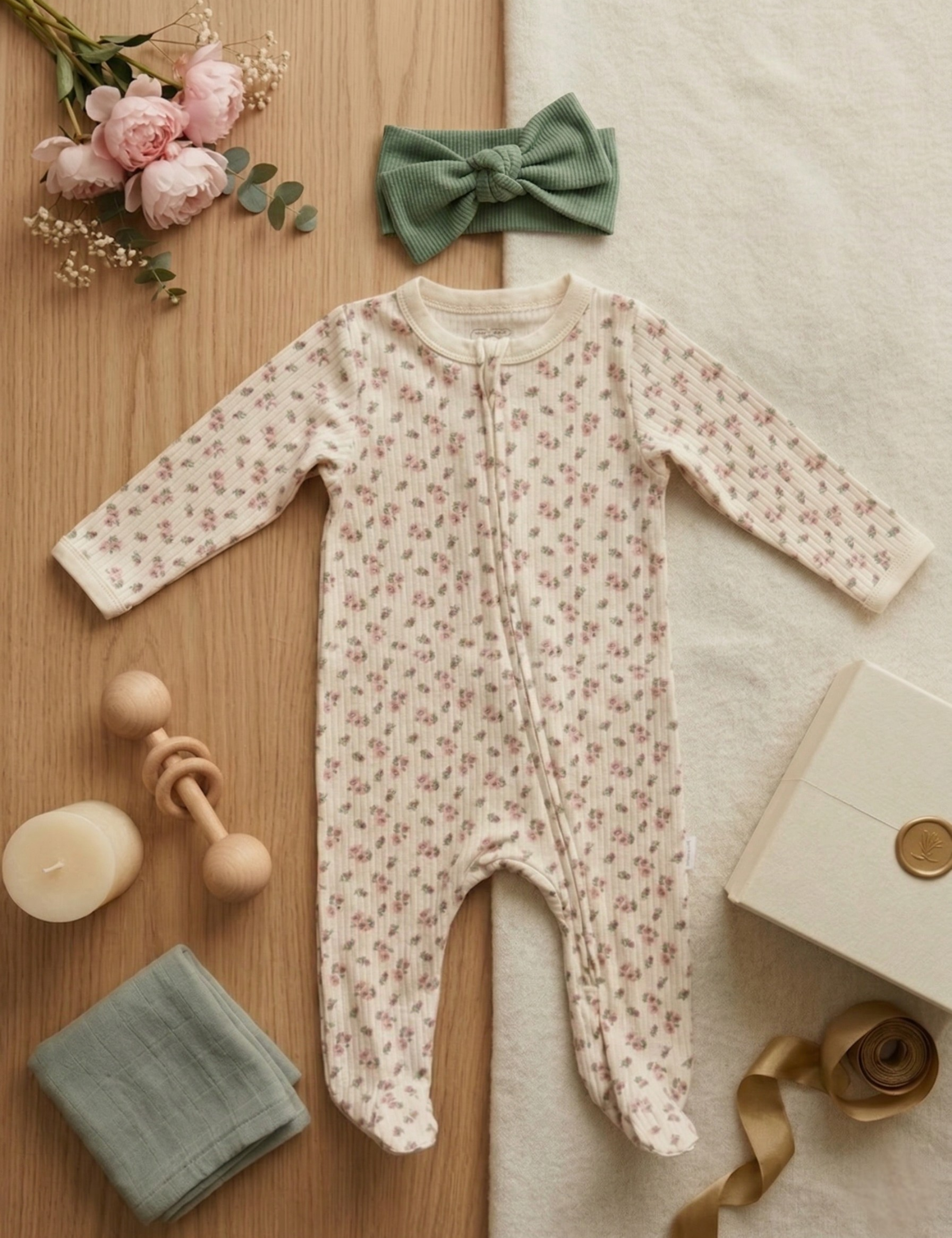 Vintage Bloom Romper