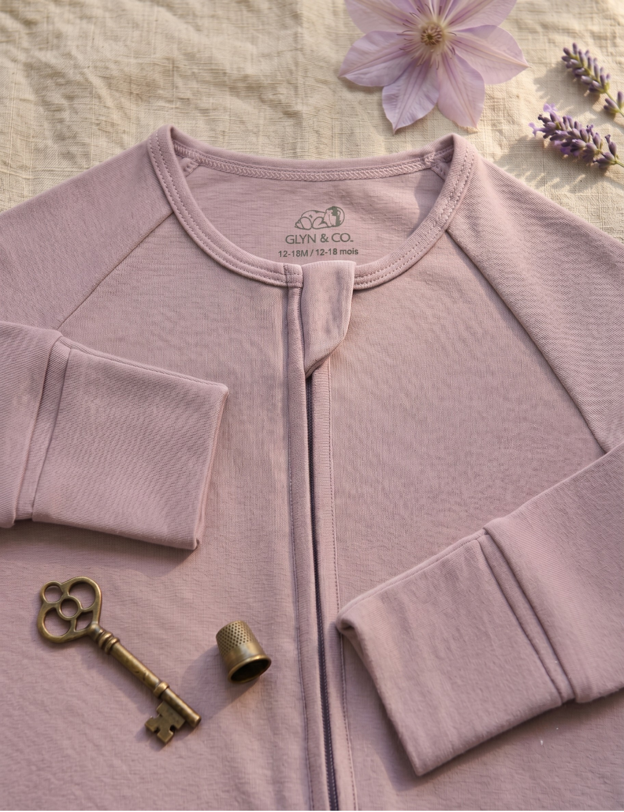 The Canvas Mauve Romper