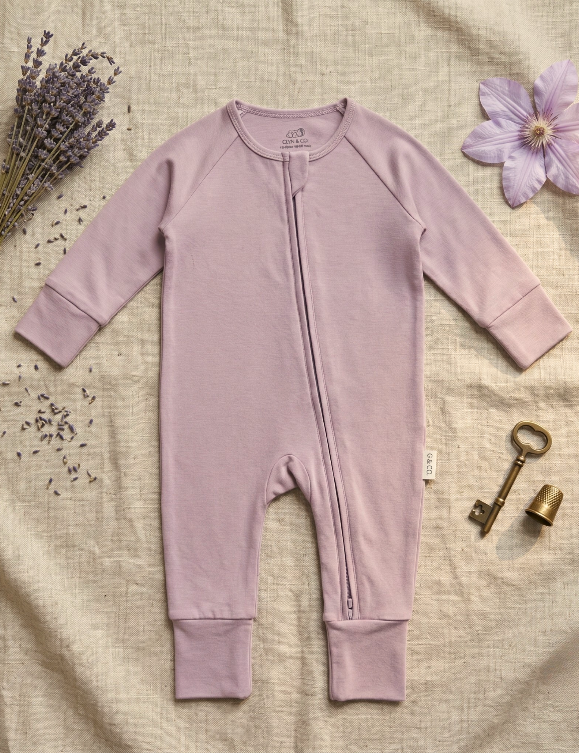 The Canvas Mauve Romper