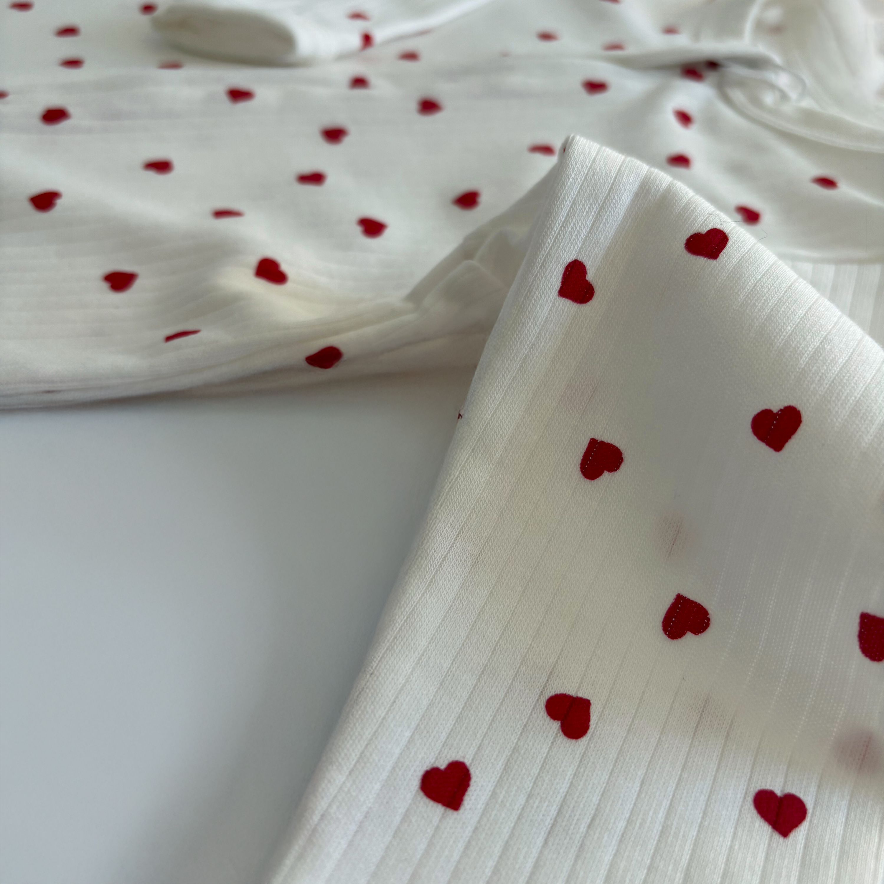 Velvet Heart Romper - GLYN & CO.