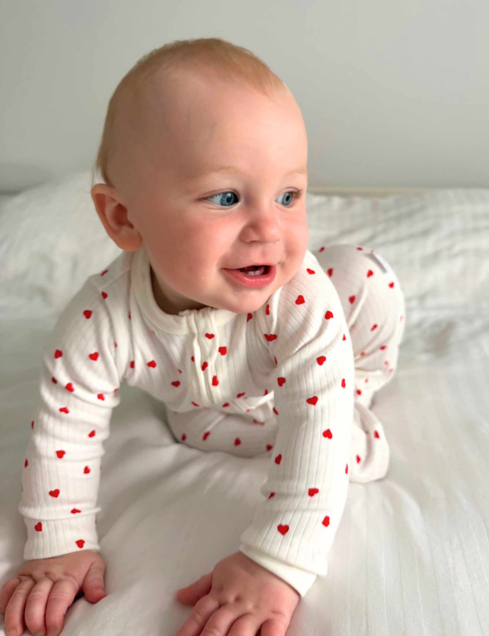 Velvet Heart Romper